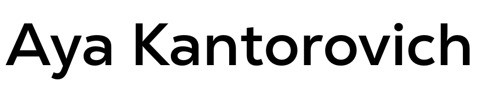 Aya Kantorovich