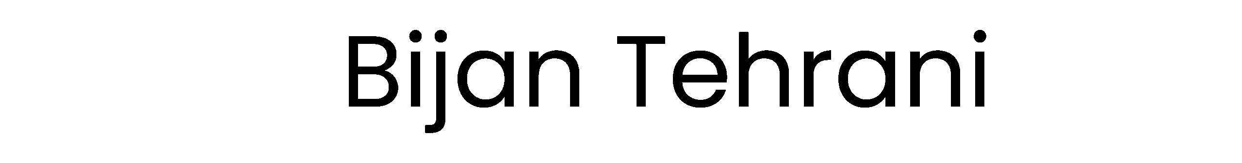 Bijan Tehrani