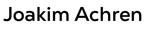Joakim Achren
